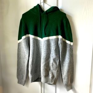 Forever21 drawstring pullover hoodie, size: medium